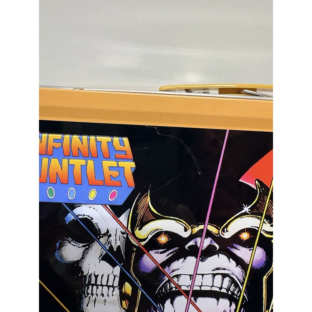 Surreal Entertainment Tin Titans Marvel The Infinity Gauntlet‎ Lunch Box & Cup - Picture 2 of 7